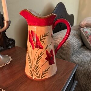 Pier 1 Popping Pansy's Pitcher